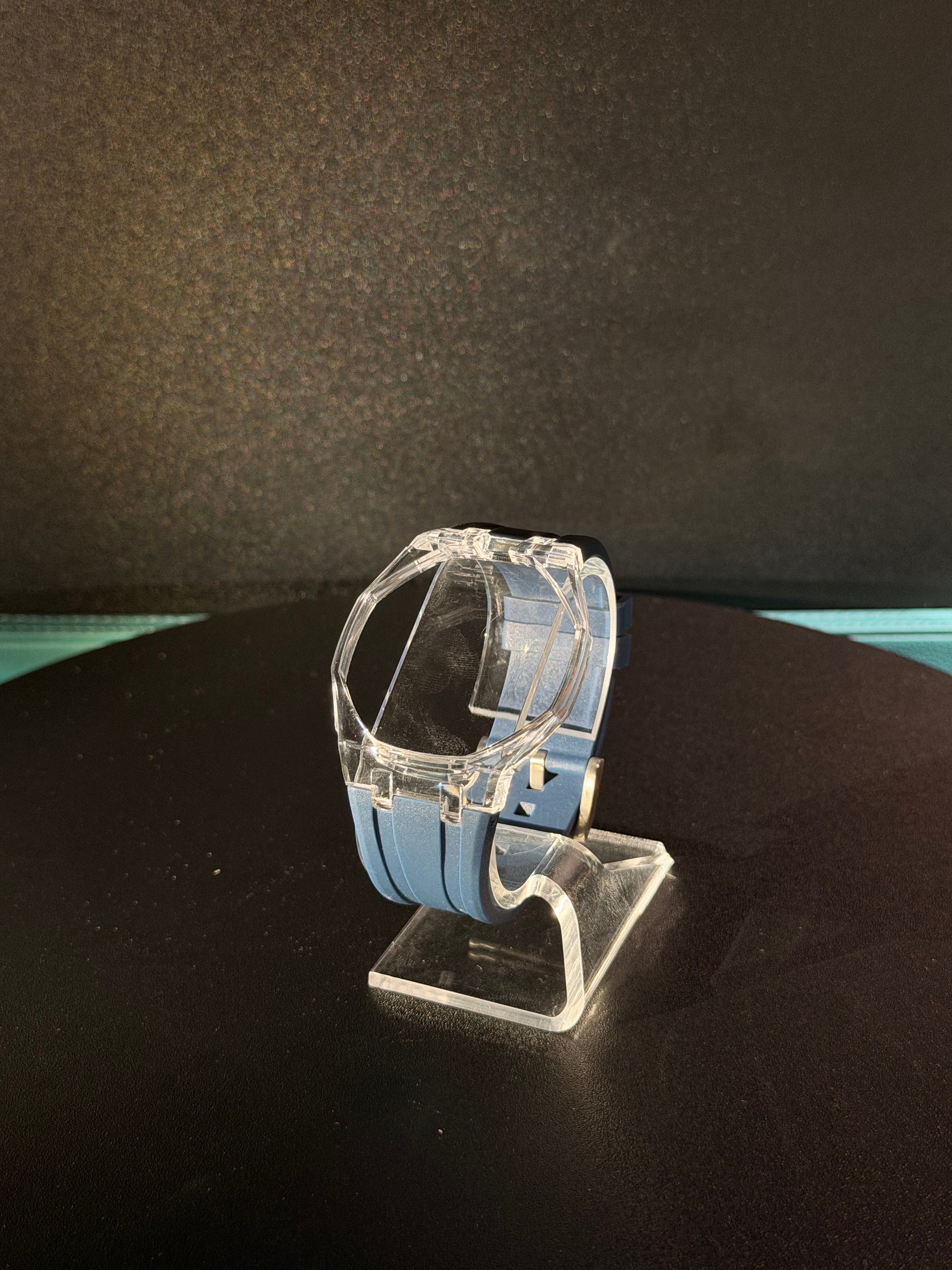 Clear PV Case & Rubber Strap for AP x Swatch Royal Pop