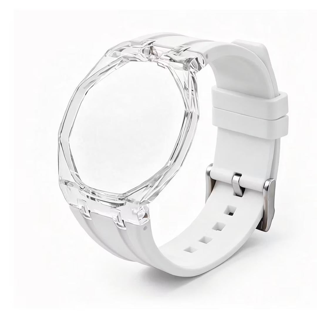 Clear PV Case & Rubber Strap for AP x Swatch Royal Pop