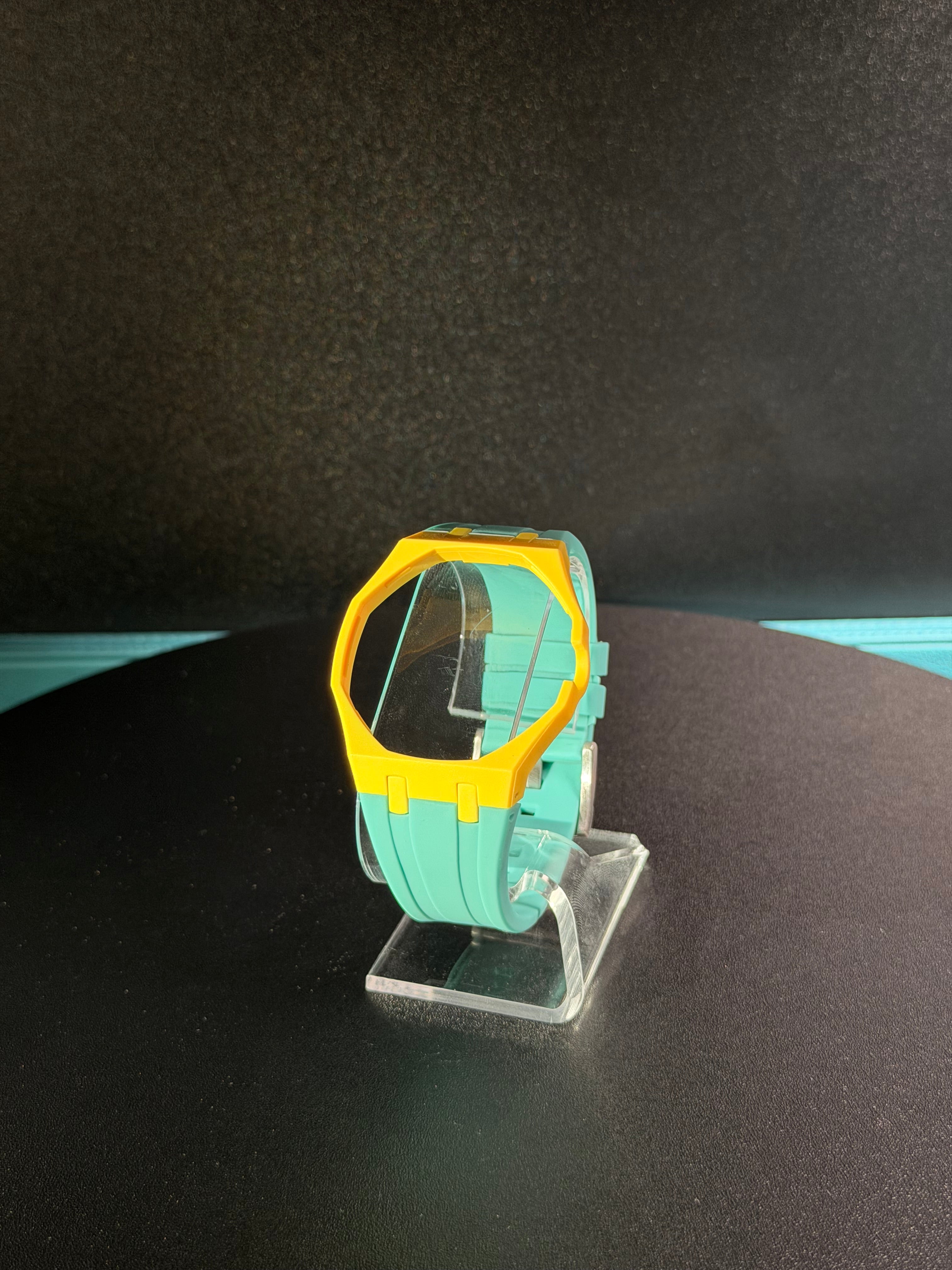 Bioceramic Case & Rubber Strap for AP x Swatch Royal Pop