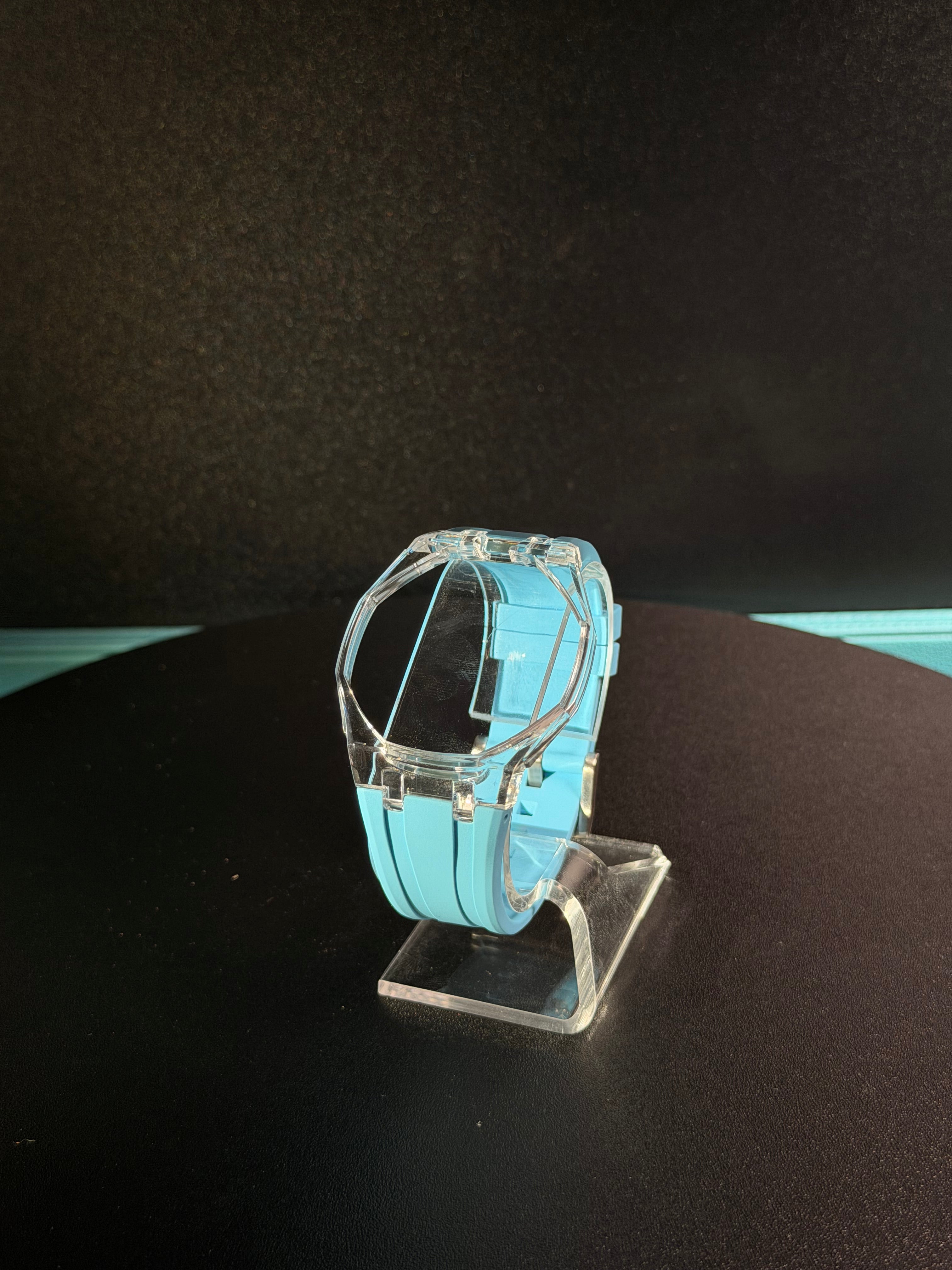 Clear PV Case & Rubber Strap for AP x Swatch Royal Pop