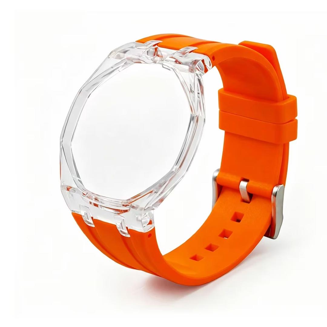 Clear PV Case & Rubber Strap for AP x Swatch Royal Pop