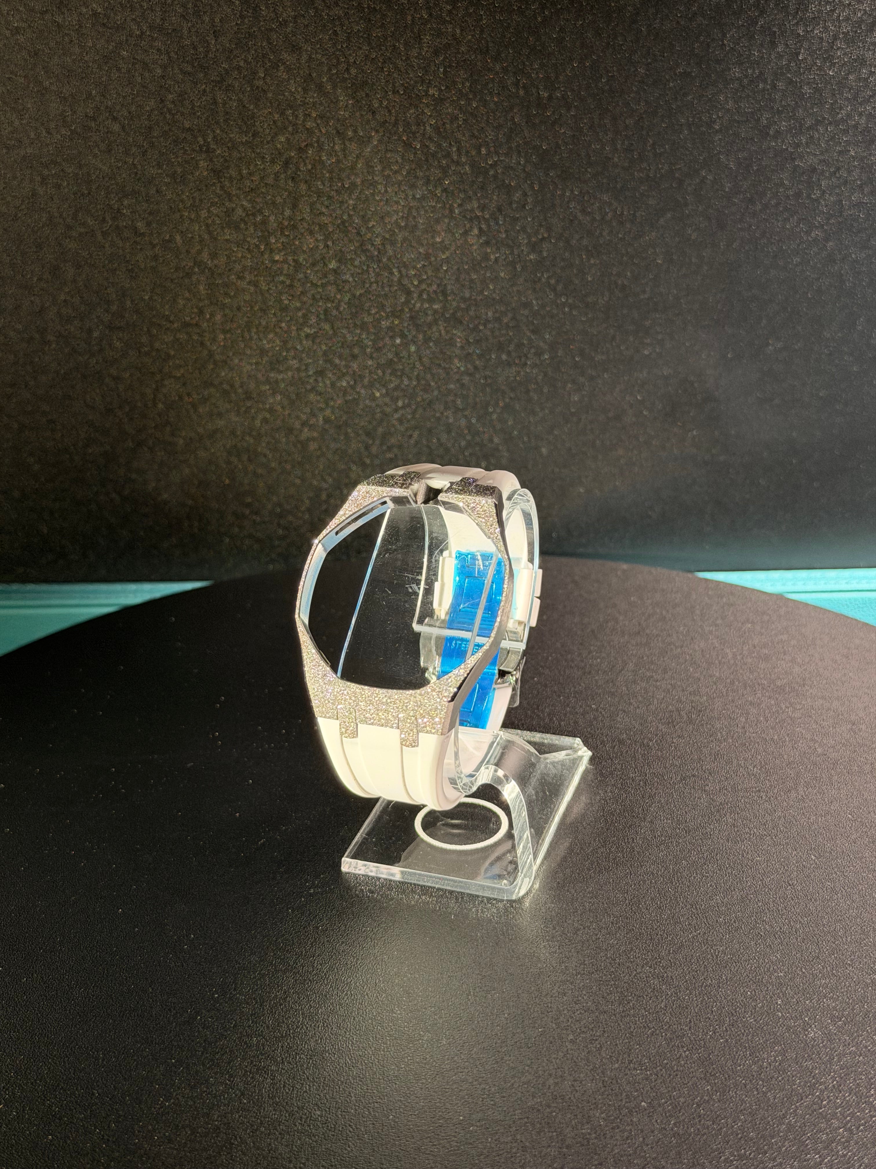 Frosted Stainless Steel Case & Strap for AP x Swatch Royal Pop