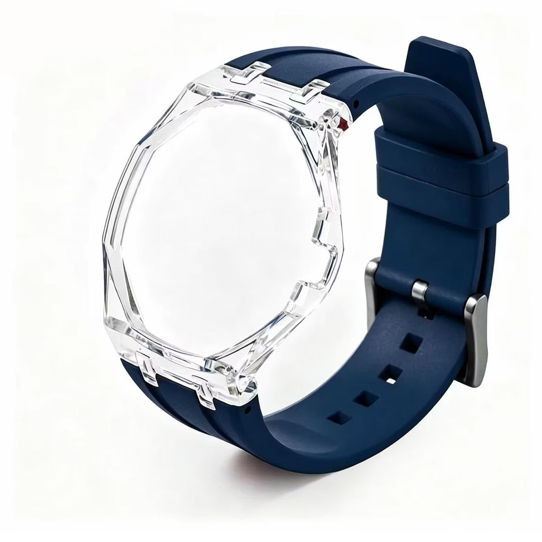 Clear PV Case & Rubber Strap for AP x Swatch Royal Pop