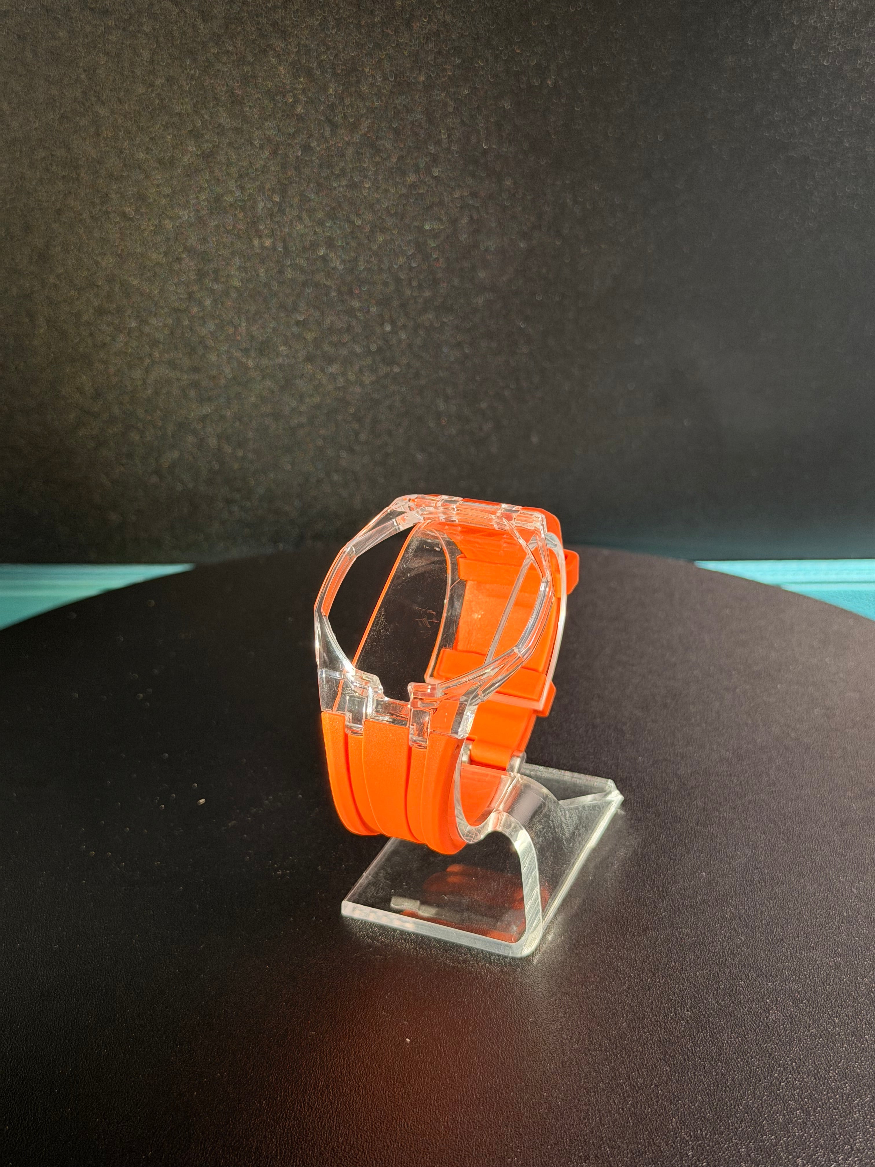 Clear PV Case & Rubber Strap for AP x Swatch Royal Pop