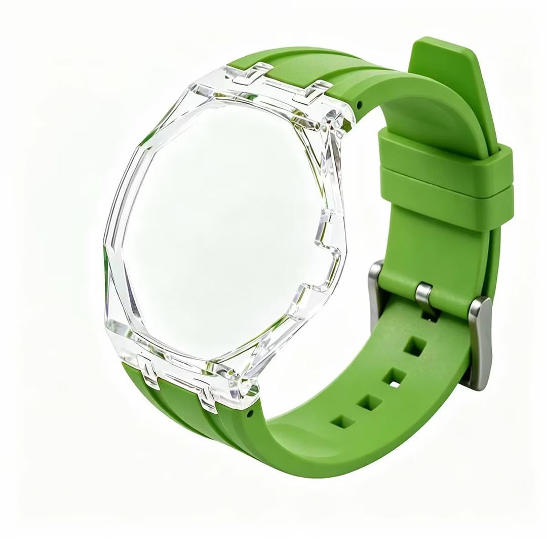 Clear PV Case & Rubber Strap for AP x Swatch Royal Pop