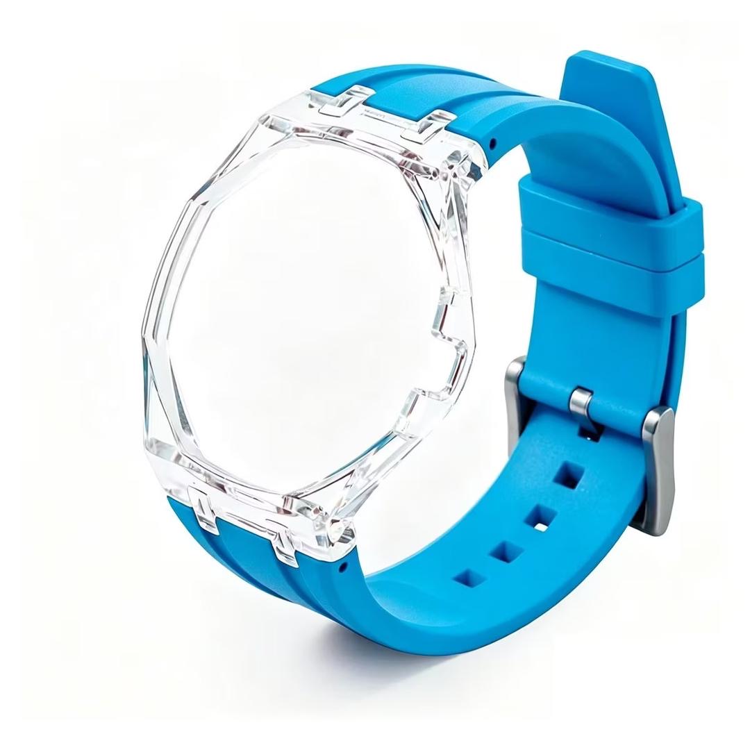 Clear PV Case & Rubber Strap for AP x Swatch Royal Pop