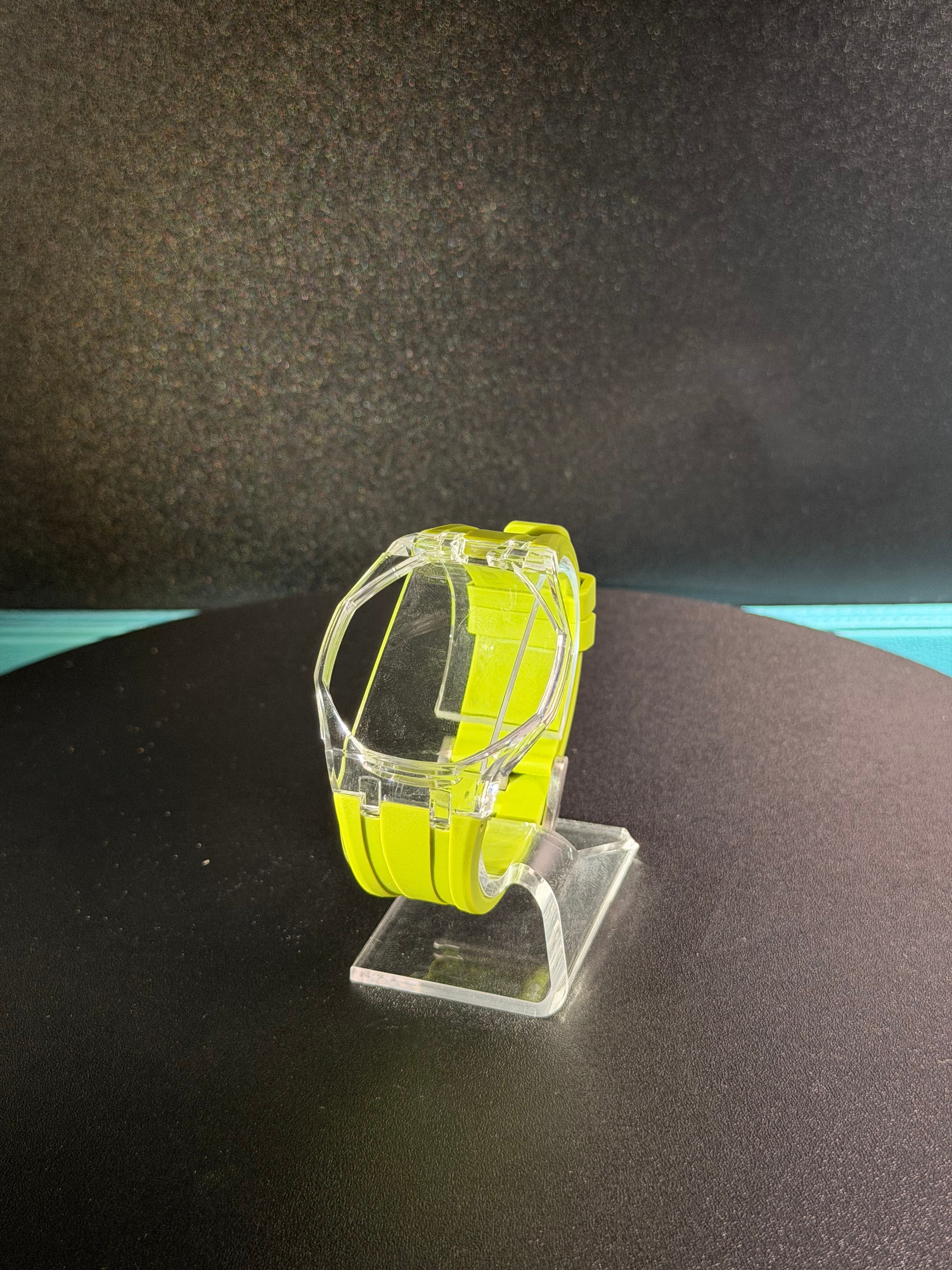 Clear PV Case & Rubber Strap for AP x Swatch Royal Pop