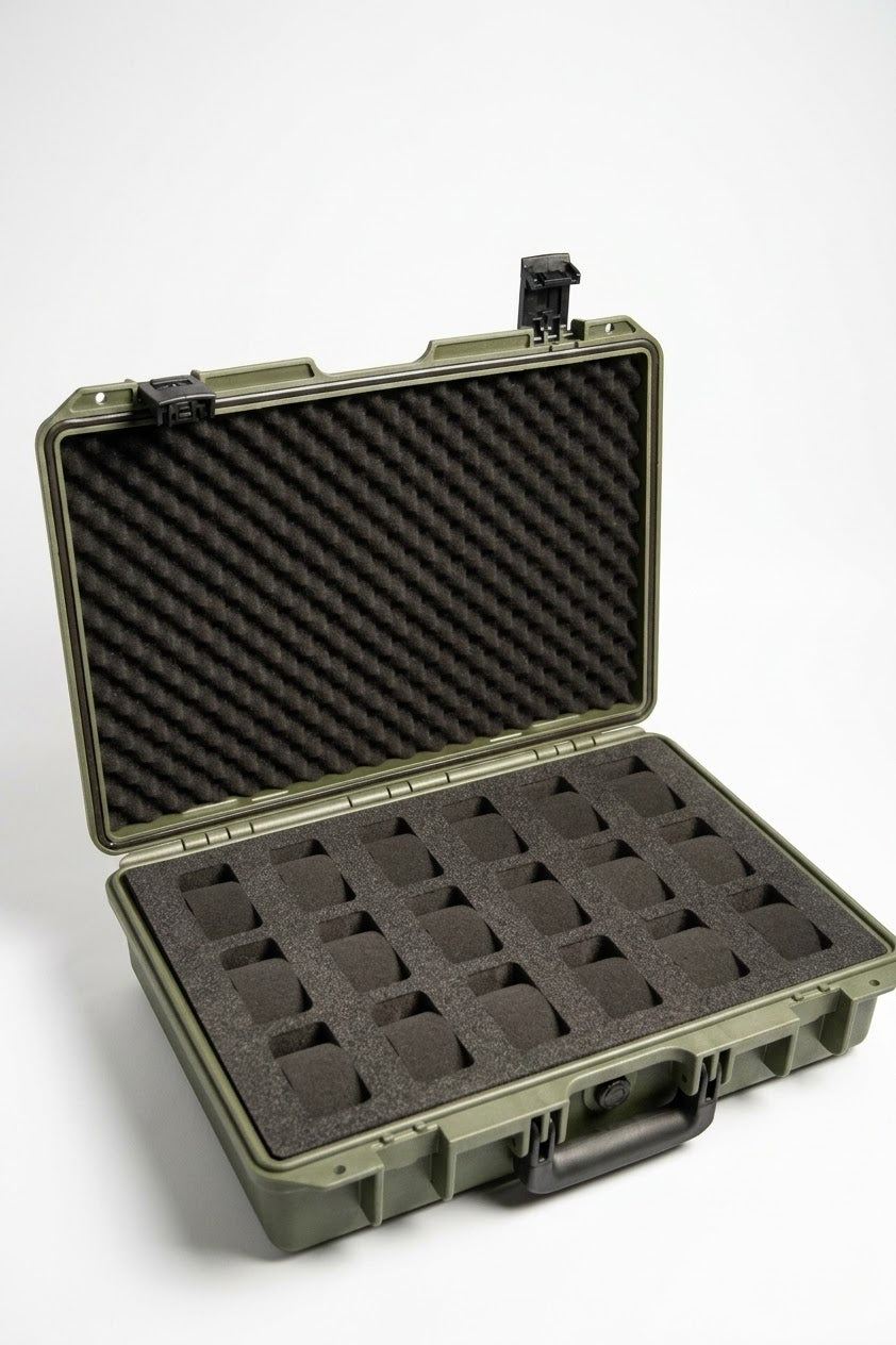 Watch Case Forest Green (18 Slot)